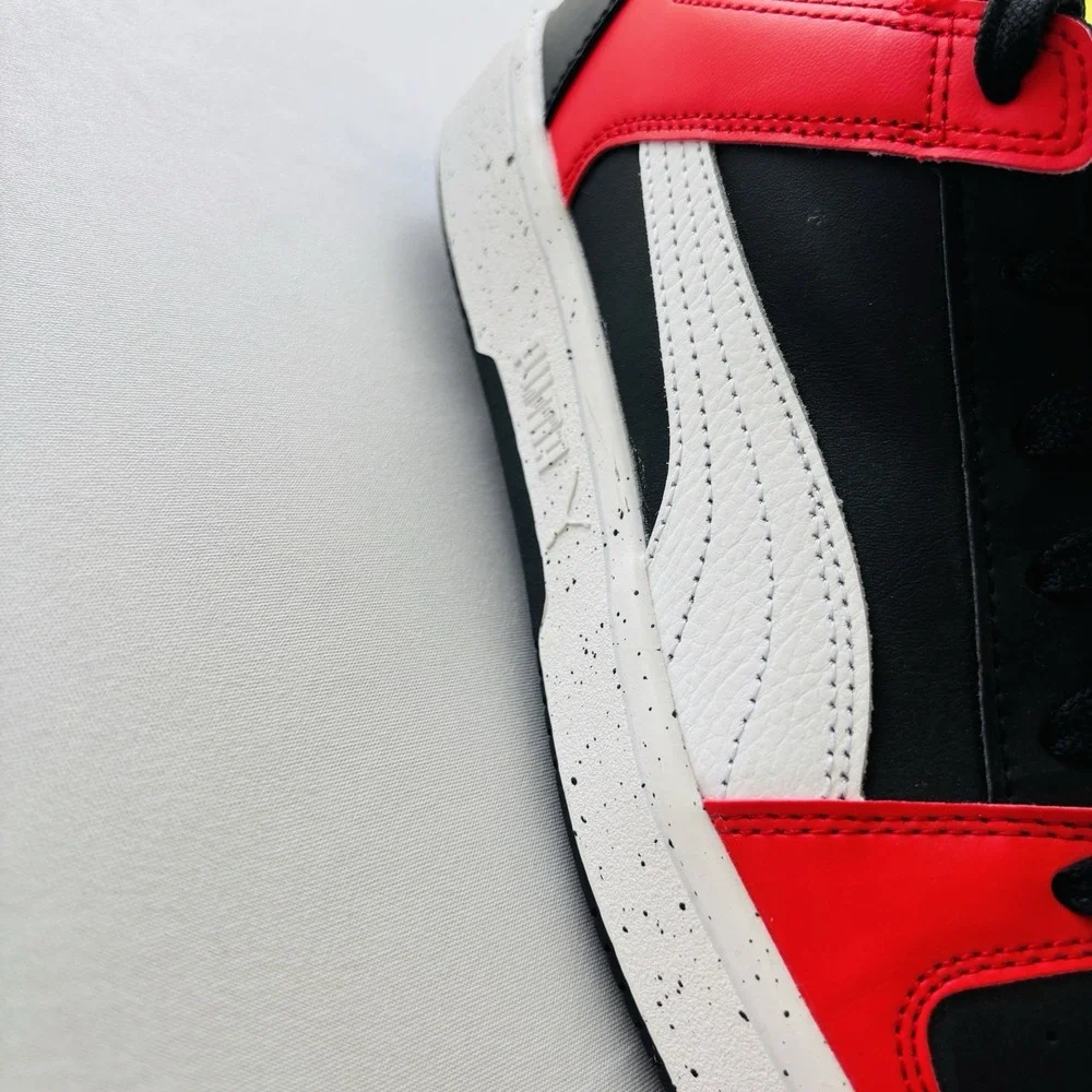 Puma Rebound Joy Low Sneakers Red Black White Men's Size‎ 11 (389958-01)